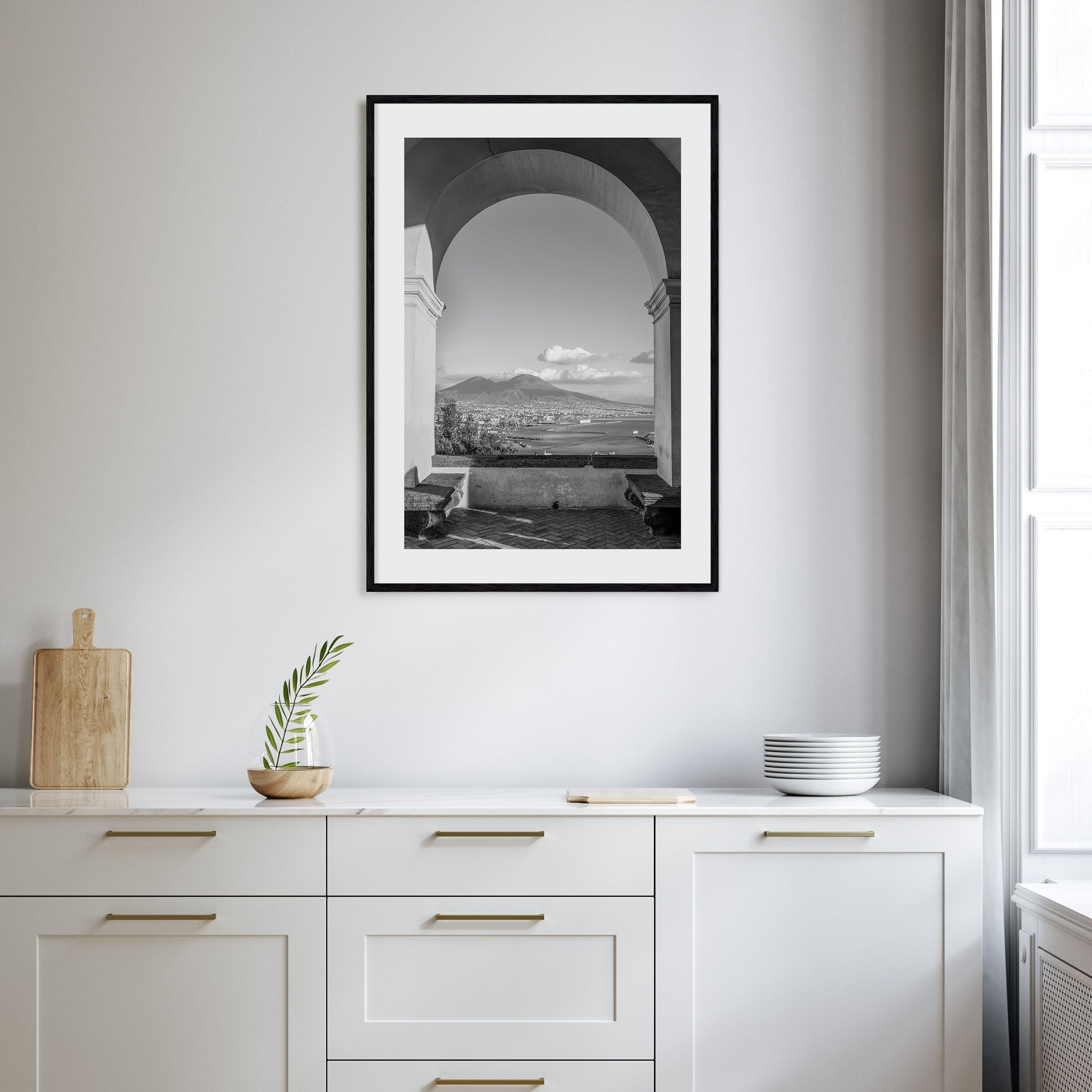 Naples, Italy Photo B&W No 2 Poster