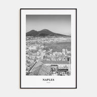 Naples, Italy Portrait B&W No 1 Poster