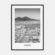 Naples, Italy Portrait B&W No 1 Poster