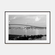 Narragansett Landscape B&W Poster
