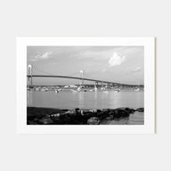 Narragansett Landscape B&W Poster