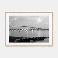 Narragansett Landscape B&W Poster
