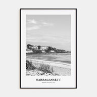 Narragansett Portrait B&W No 1 Poster