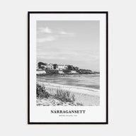 Narragansett Portrait B&W No 1 Poster