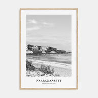 Narragansett Portrait B&W No 1 Poster