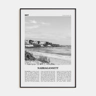 Narragansett Travel B&W No 1 Poster