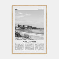 Narragansett Travel B&W No 1 Poster