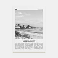 Narragansett Travel B&W No 1 Poster