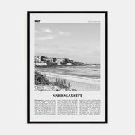 Narragansett Travel B&W No 1 Poster