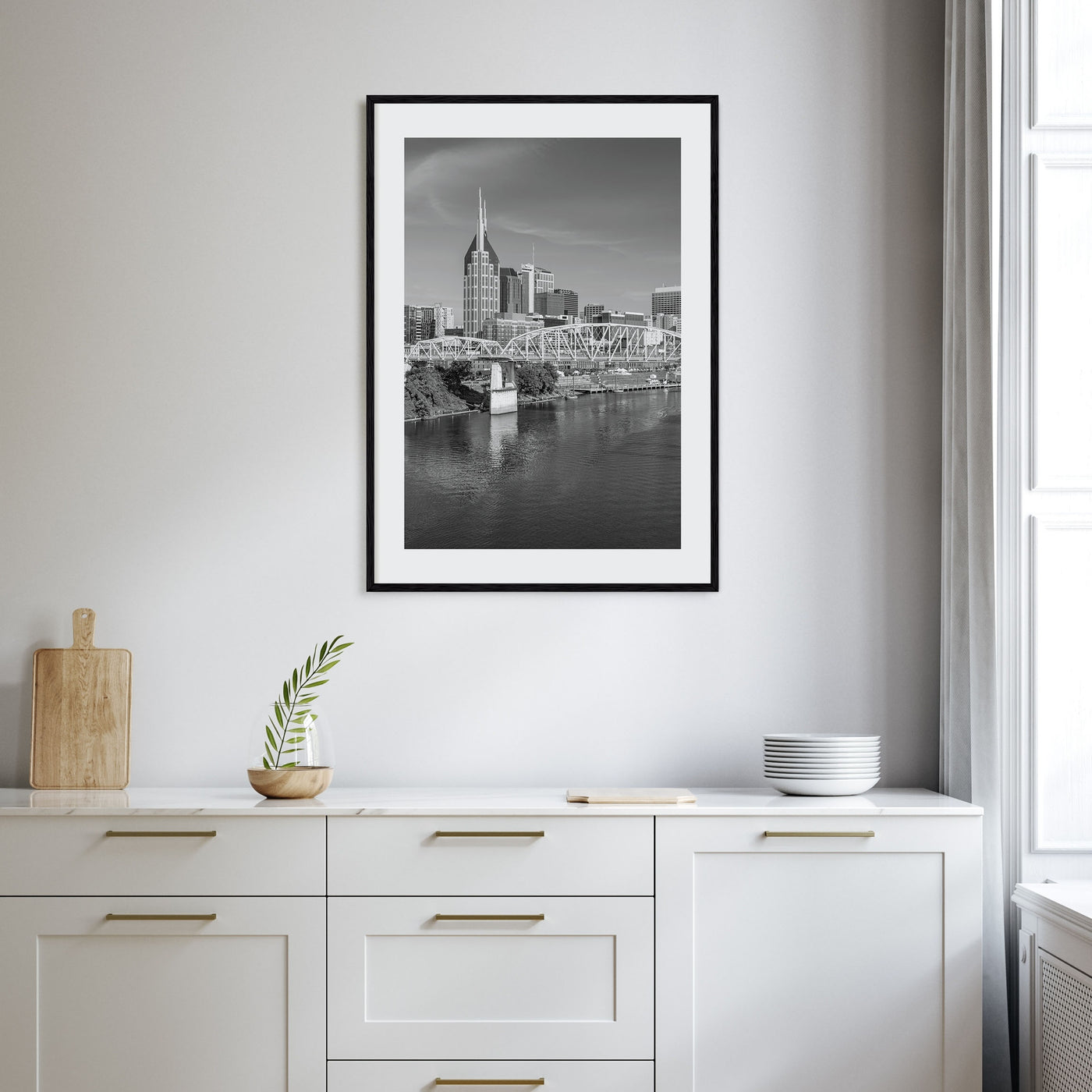 Nashville Photo B&W Poster