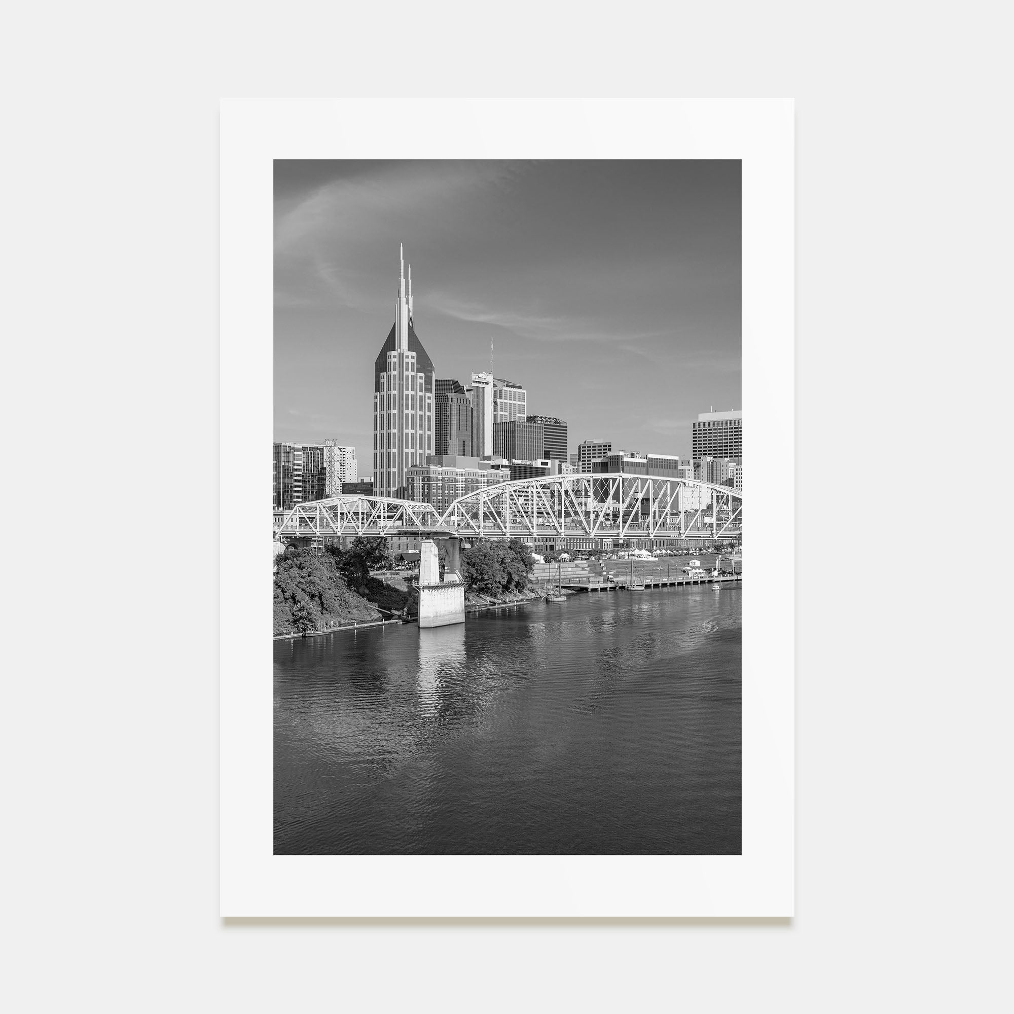 Nashville Photo B&W Poster
