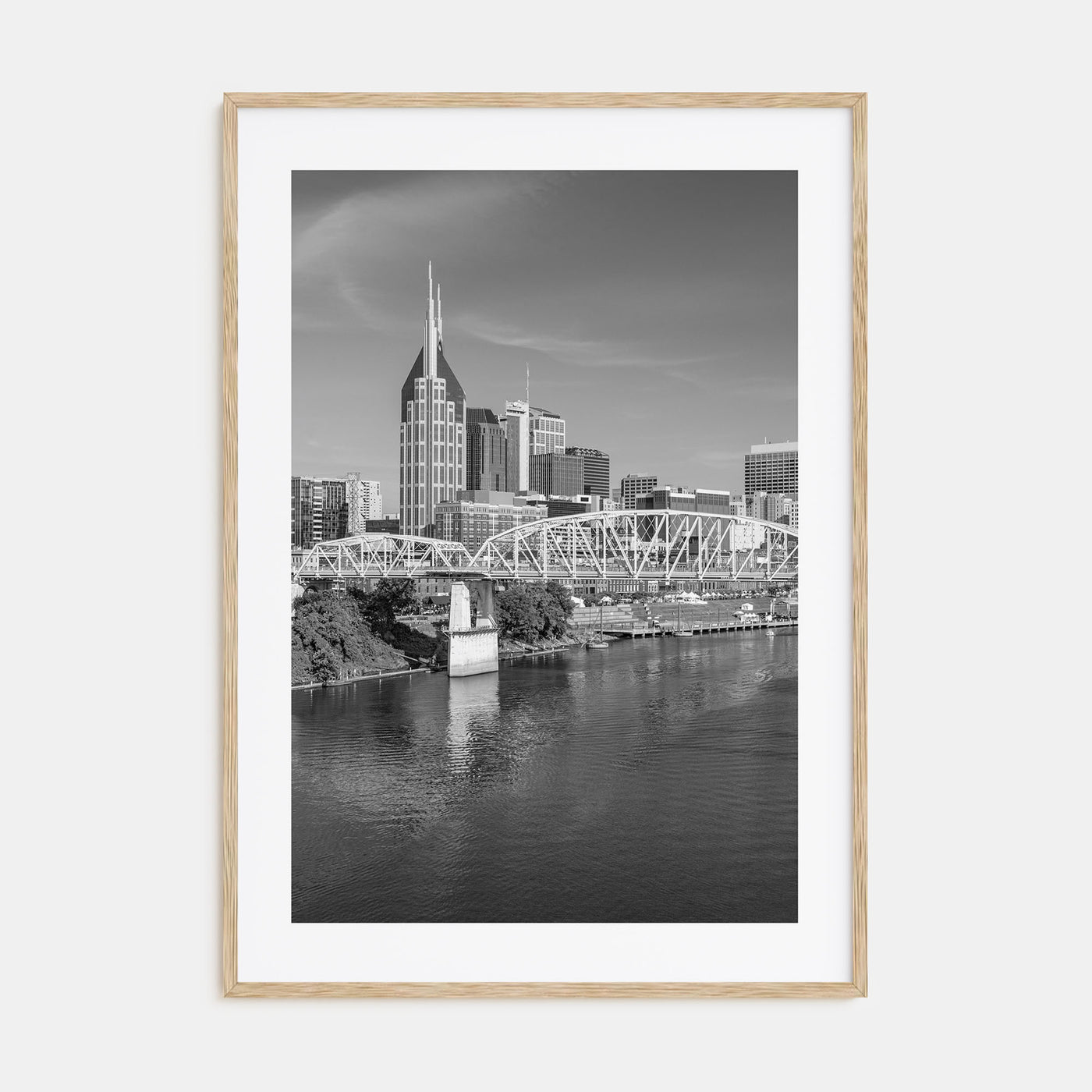 Nashville Photo B&W Poster