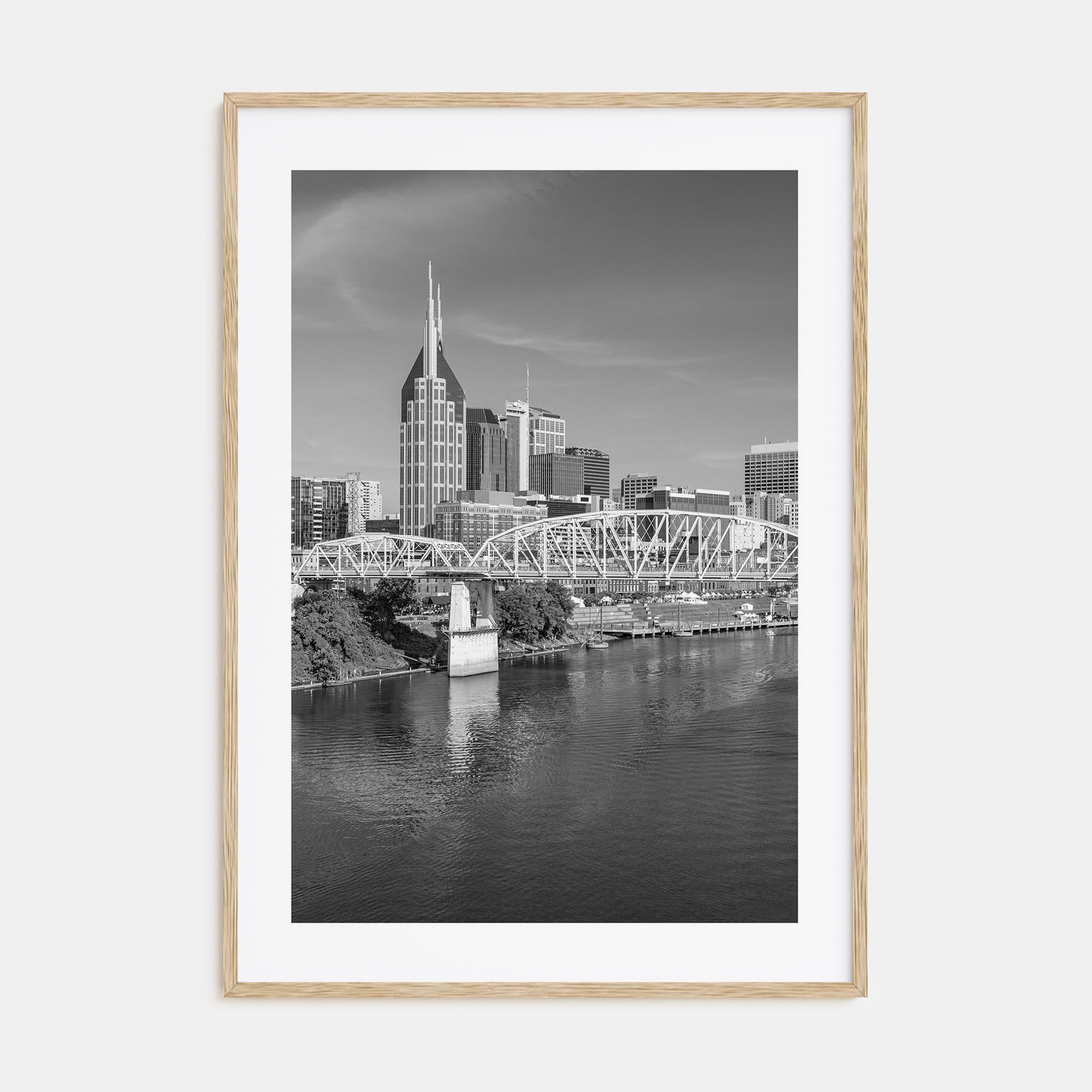 Nashville Photo B&W Poster
