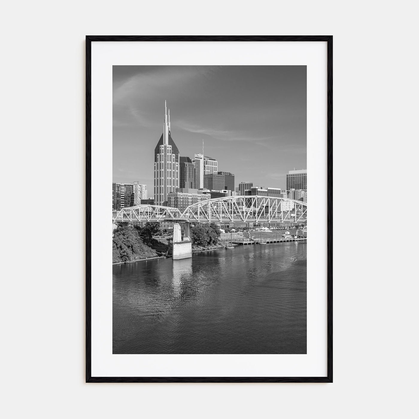 Nashville Photo B&W Poster