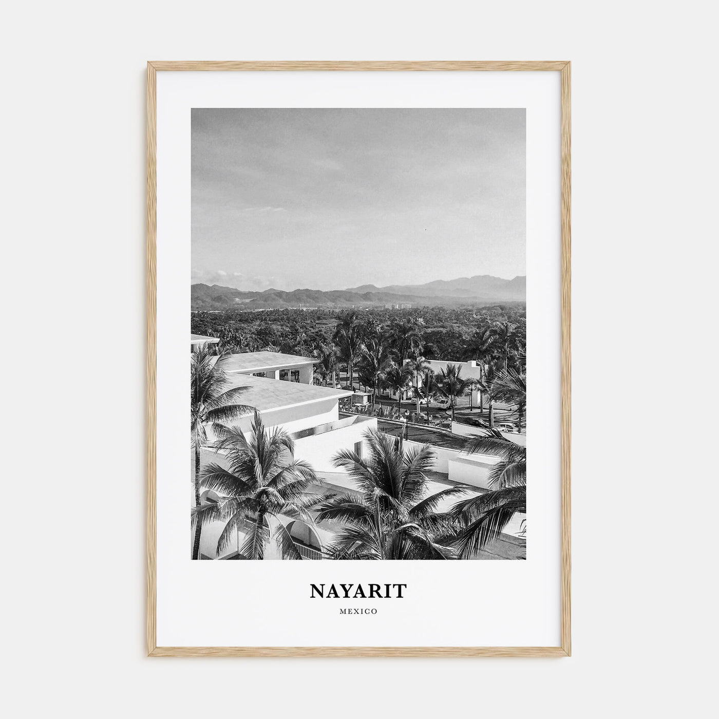 Nayarit Portrait B&W Poster