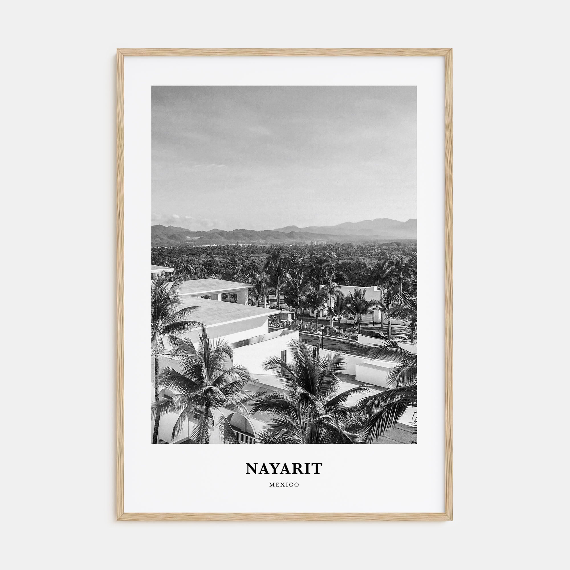 Nayarit Portrait B&W Poster
