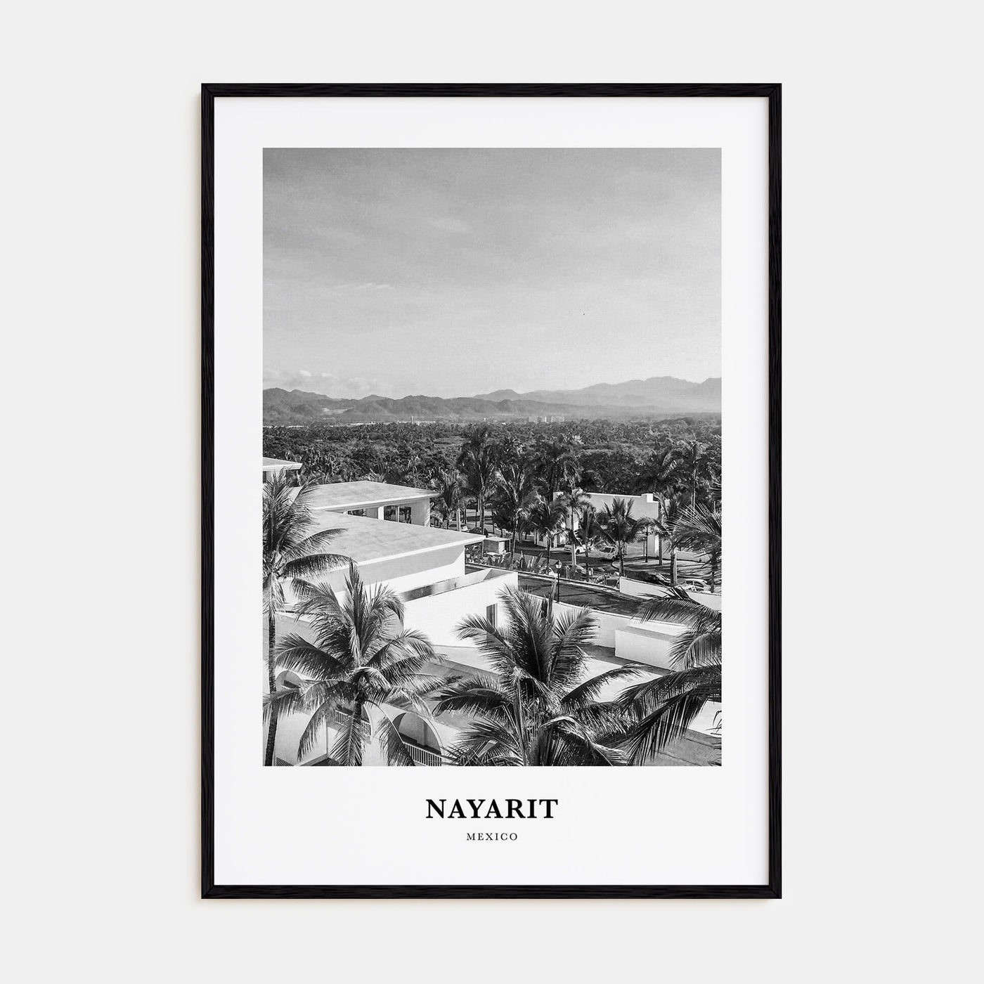 Nayarit Portrait B&W Poster
