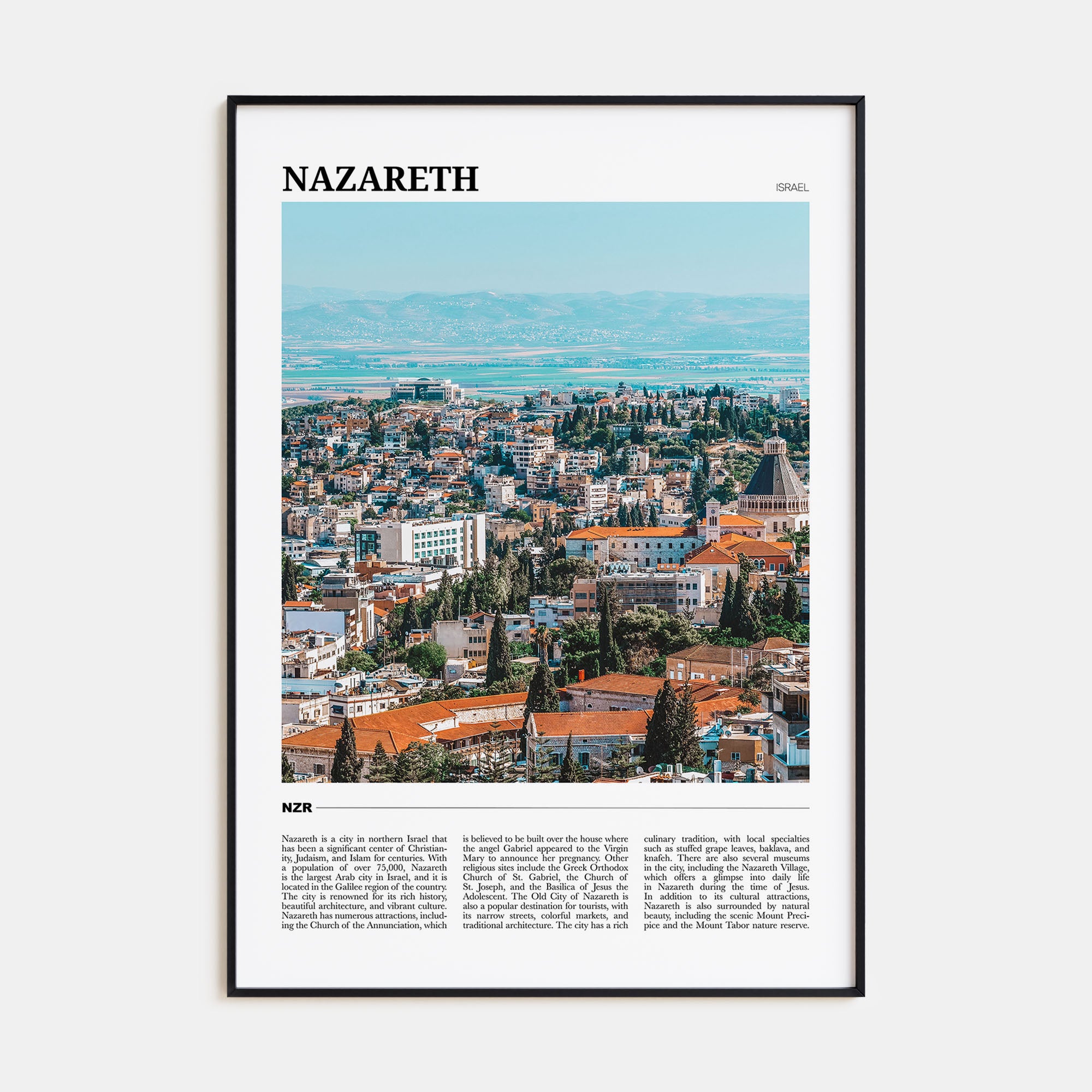 Nazareth Travel Color Poster