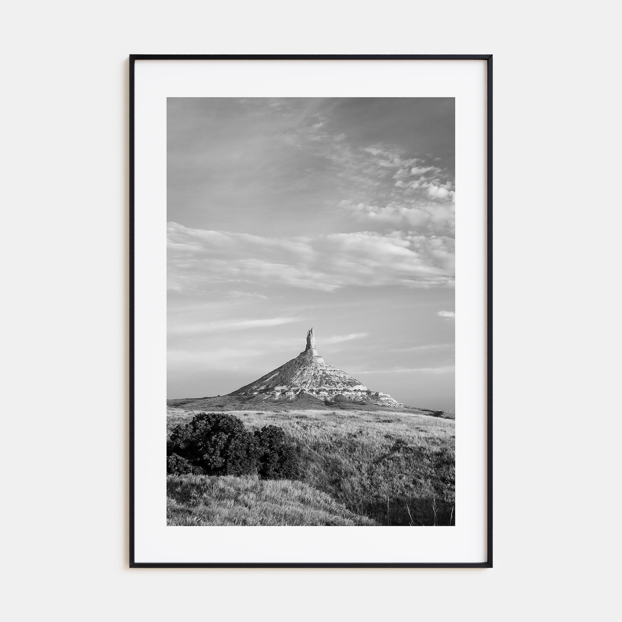 Nebraska Photo B&W Poster