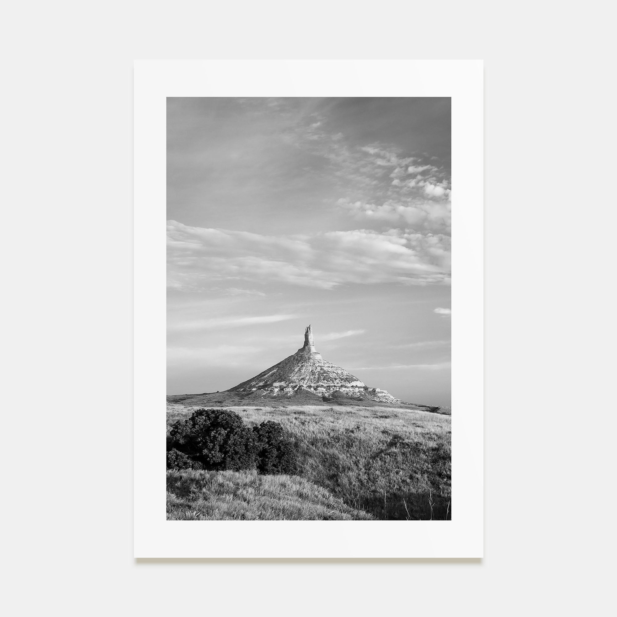 Nebraska Photo B&W Poster