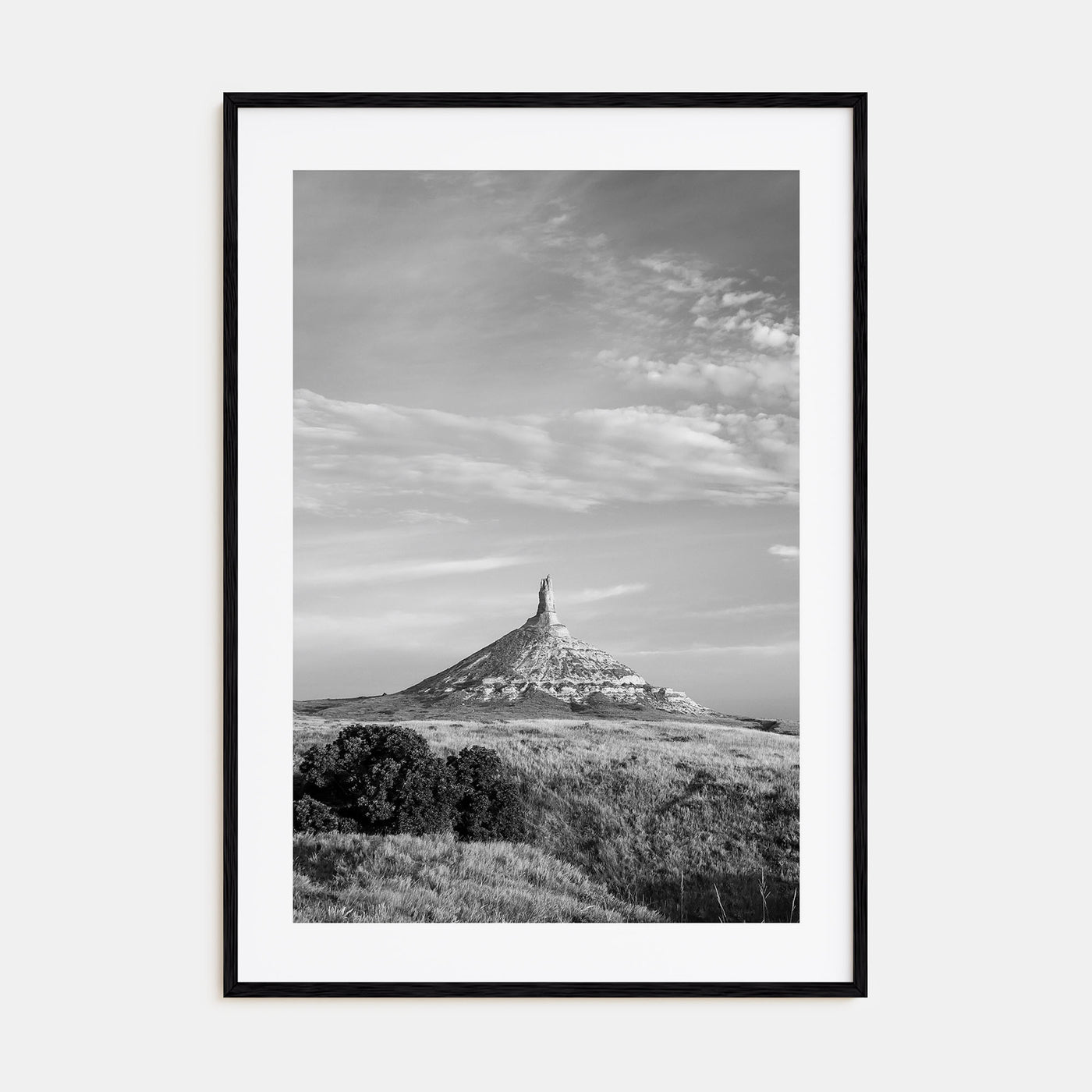 Nebraska Photo B&W Poster