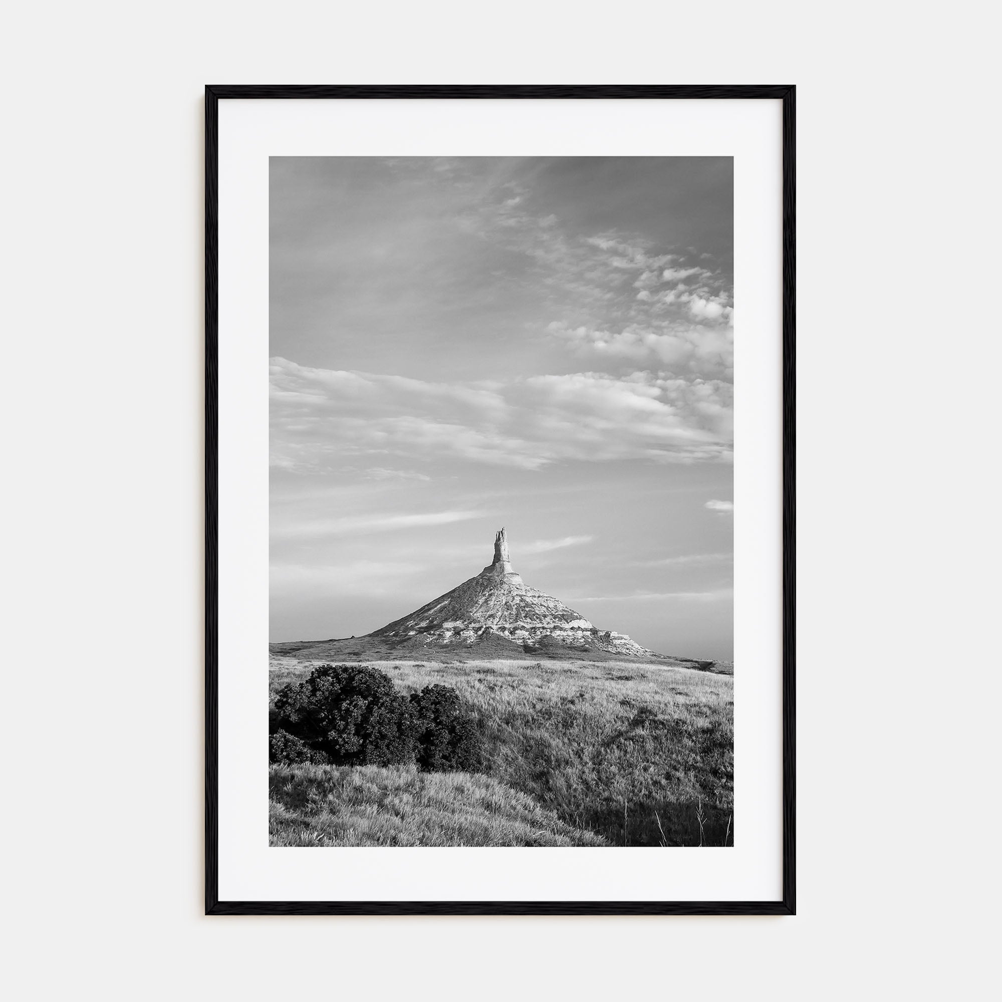 Nebraska Photo B&W Poster