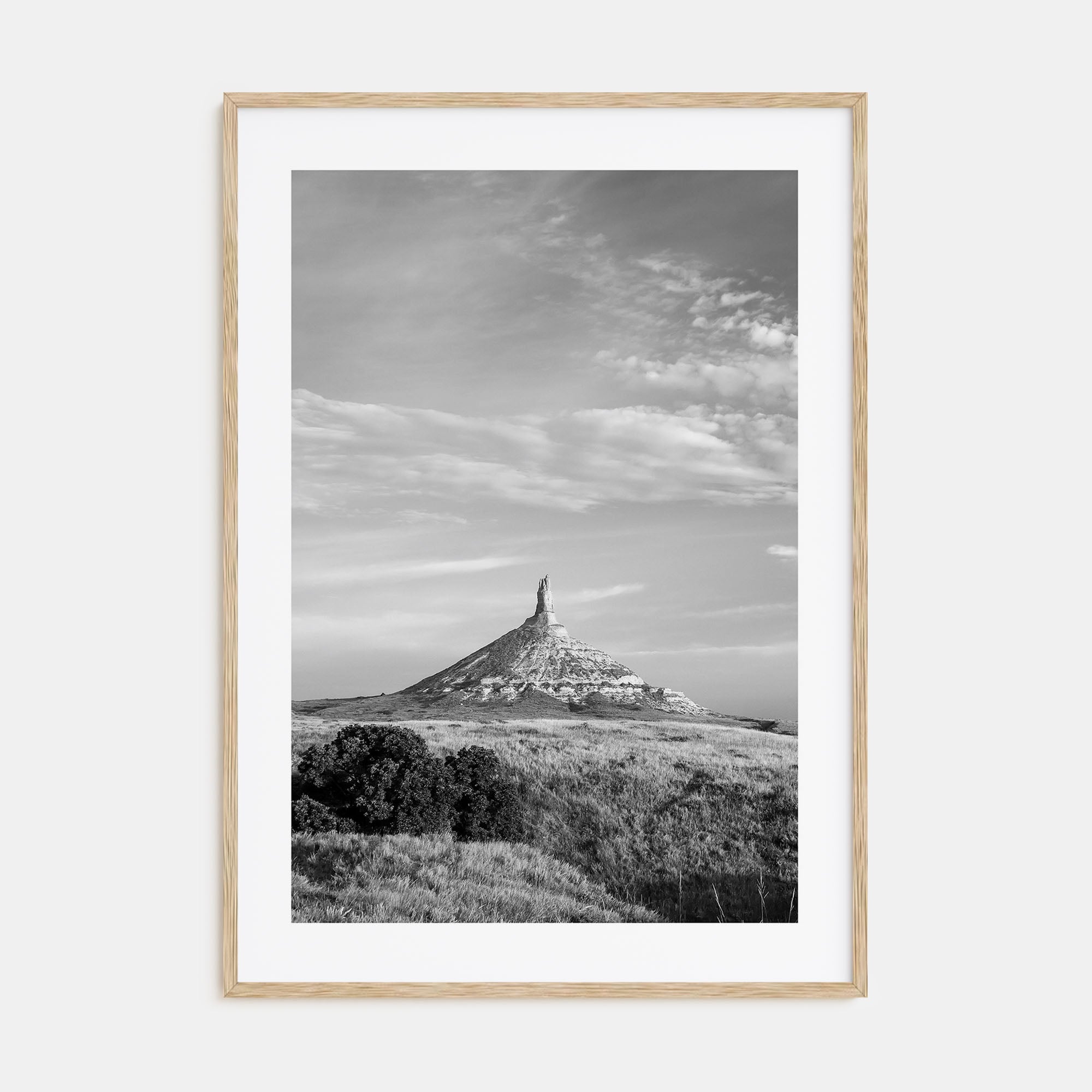 Nebraska Photo B&W Poster