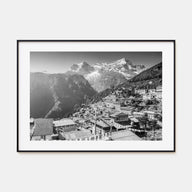 Nepal Landscape B&W Poster