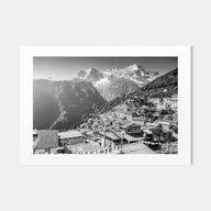 Nepal Landscape B&W Poster
