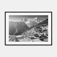 Nepal Landscape B&W Poster
