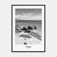 Nerja Portrait B&W Poster