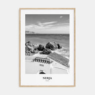 Nerja Portrait B&W Poster