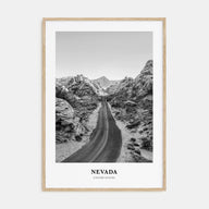 Nevada Portrait B&W Poster