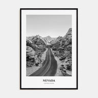 Nevada Portrait B&W Poster
