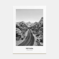 Nevada Portrait B&W Poster