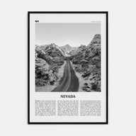 Nevada Travel B&W No 1 Poster