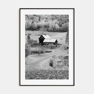 New England Photo B&W Poster