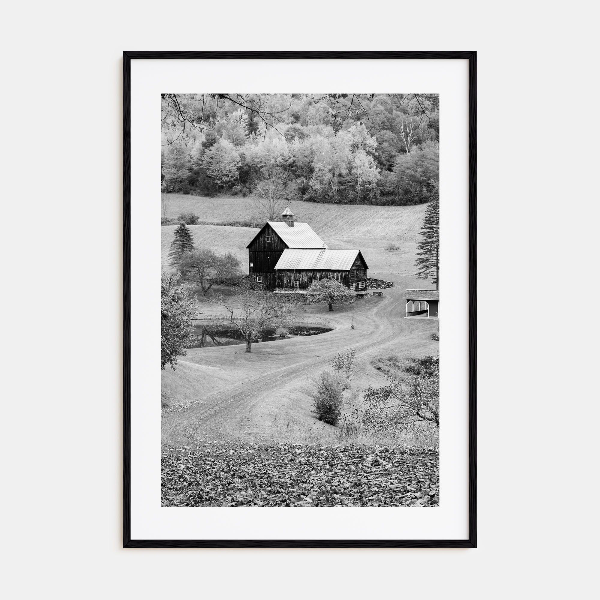 New England Photo B&W Poster
