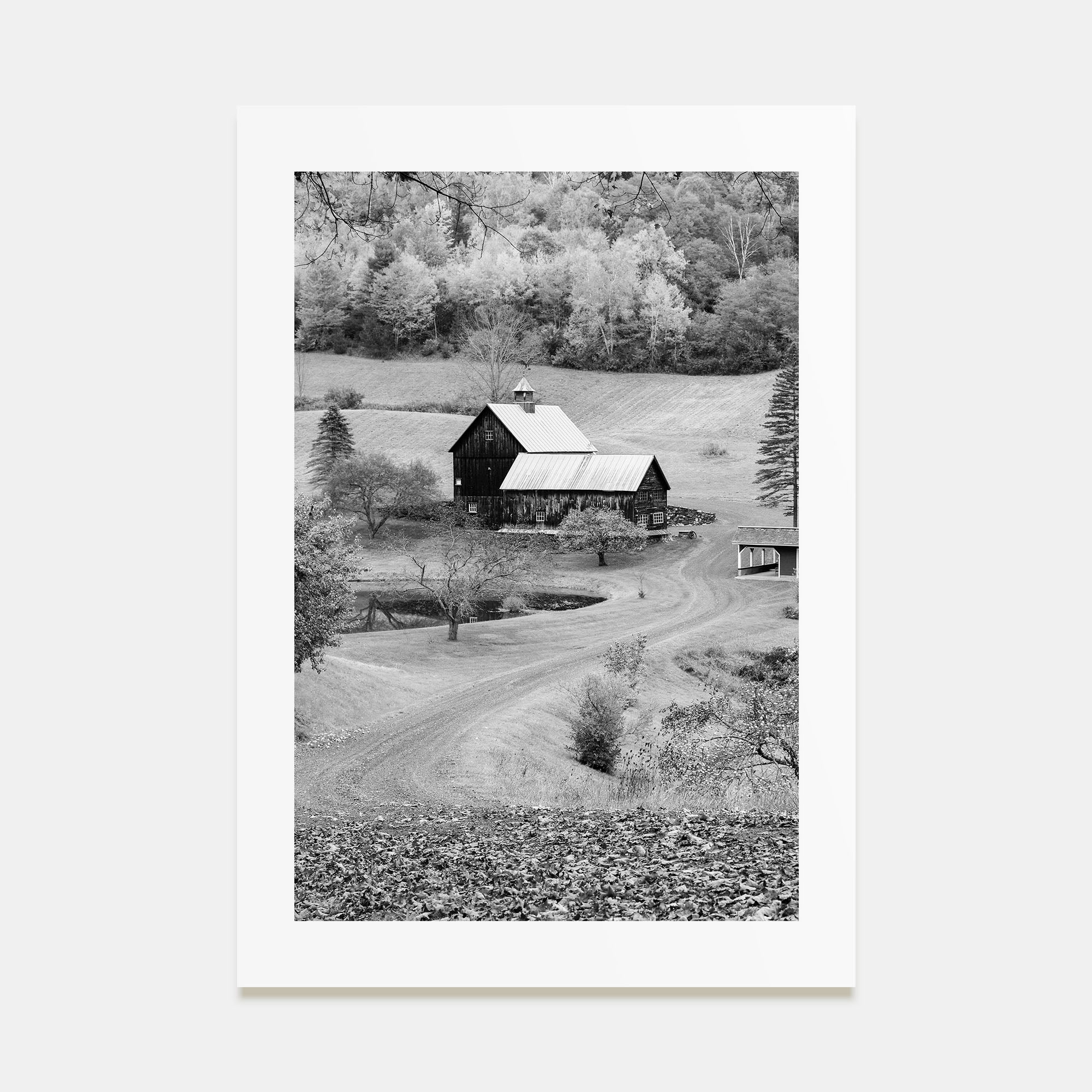 New England Photo B&W Poster