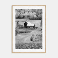 New England Photo B&W Poster