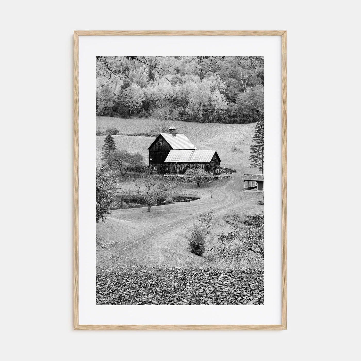 New England Photo B&W Poster