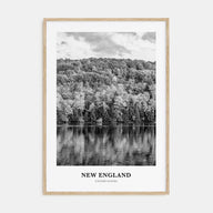 New England Portrait B&W Poster