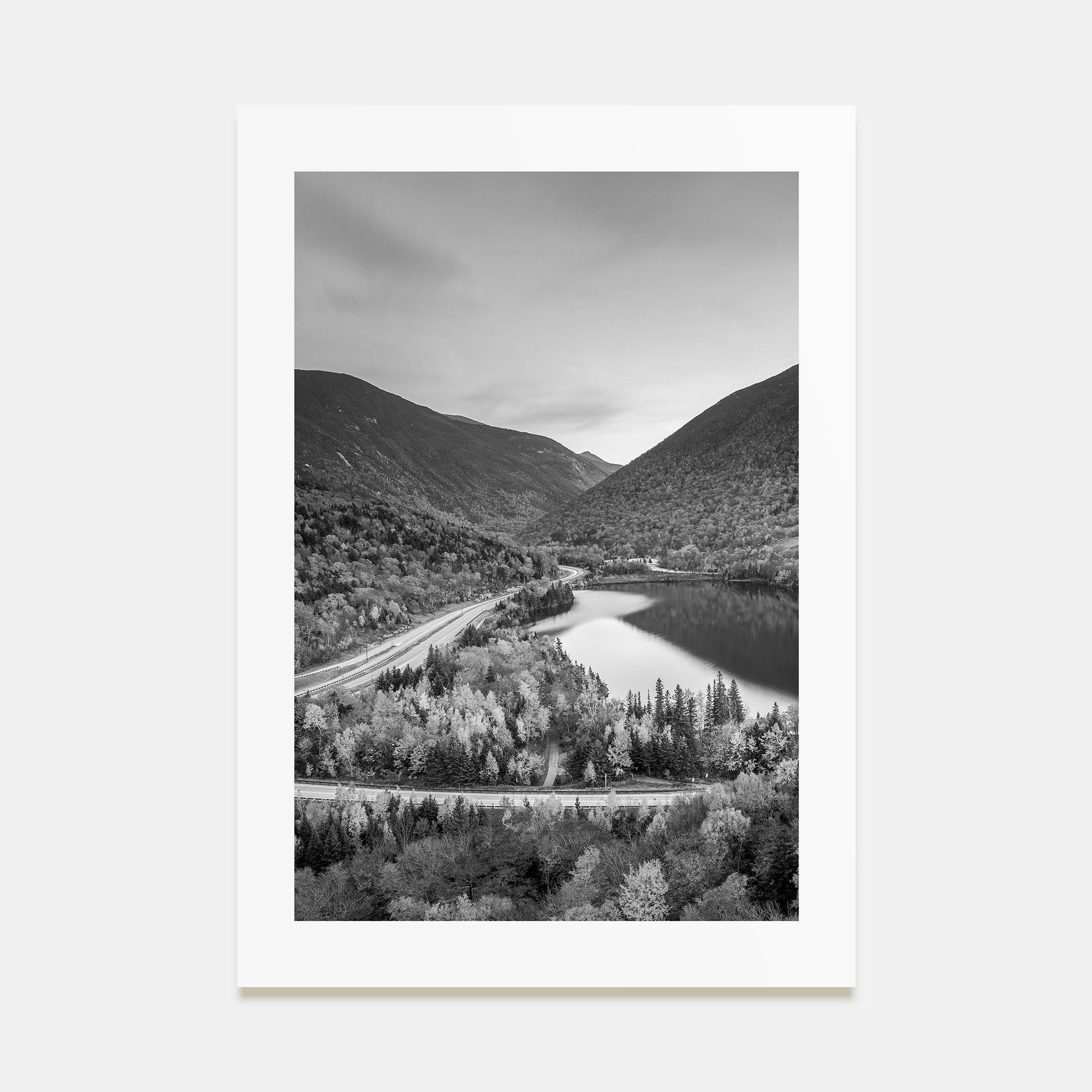 New Hampshire Photo B&W Poster