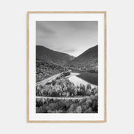 New Hampshire Photo B&W Poster
