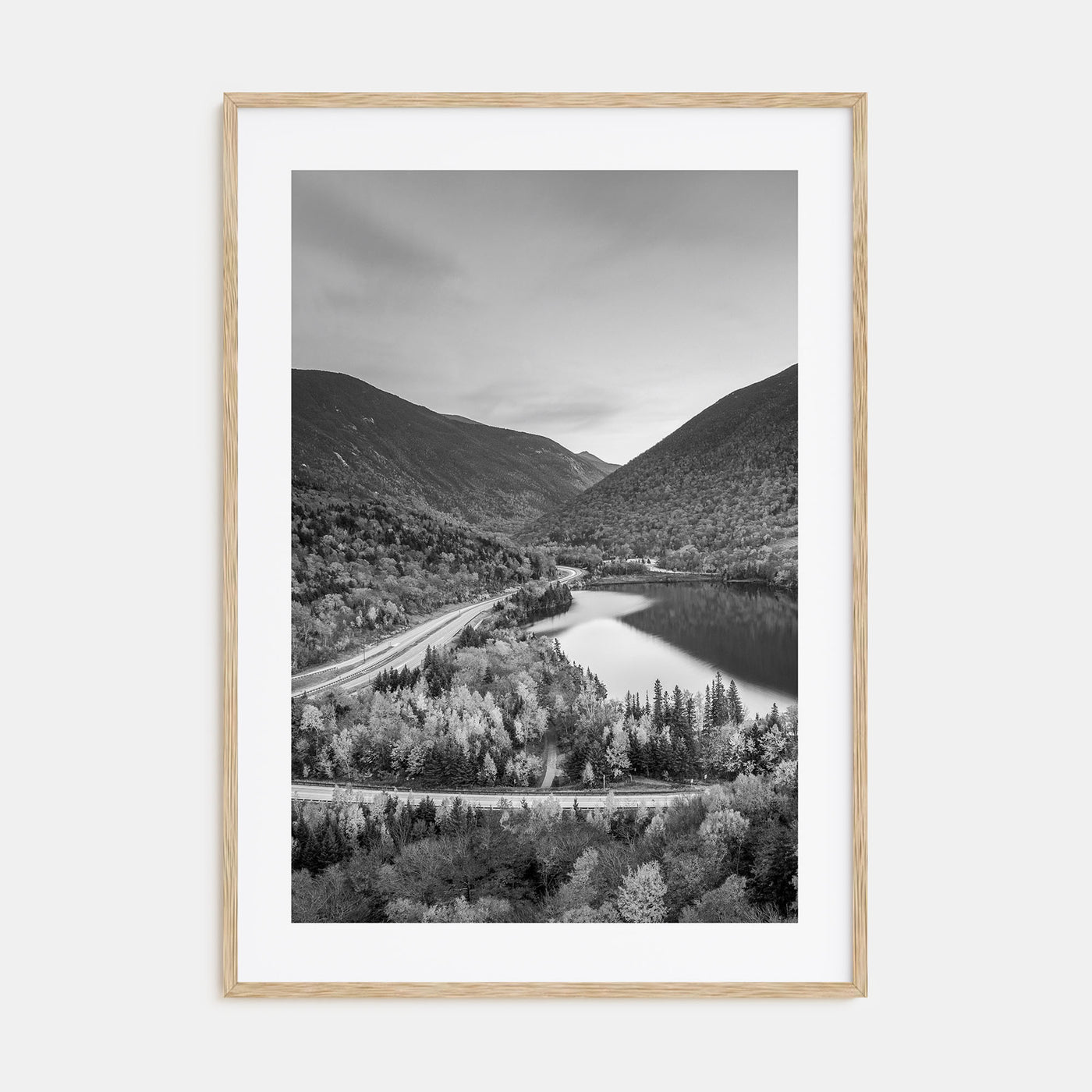New Hampshire Photo B&W Poster