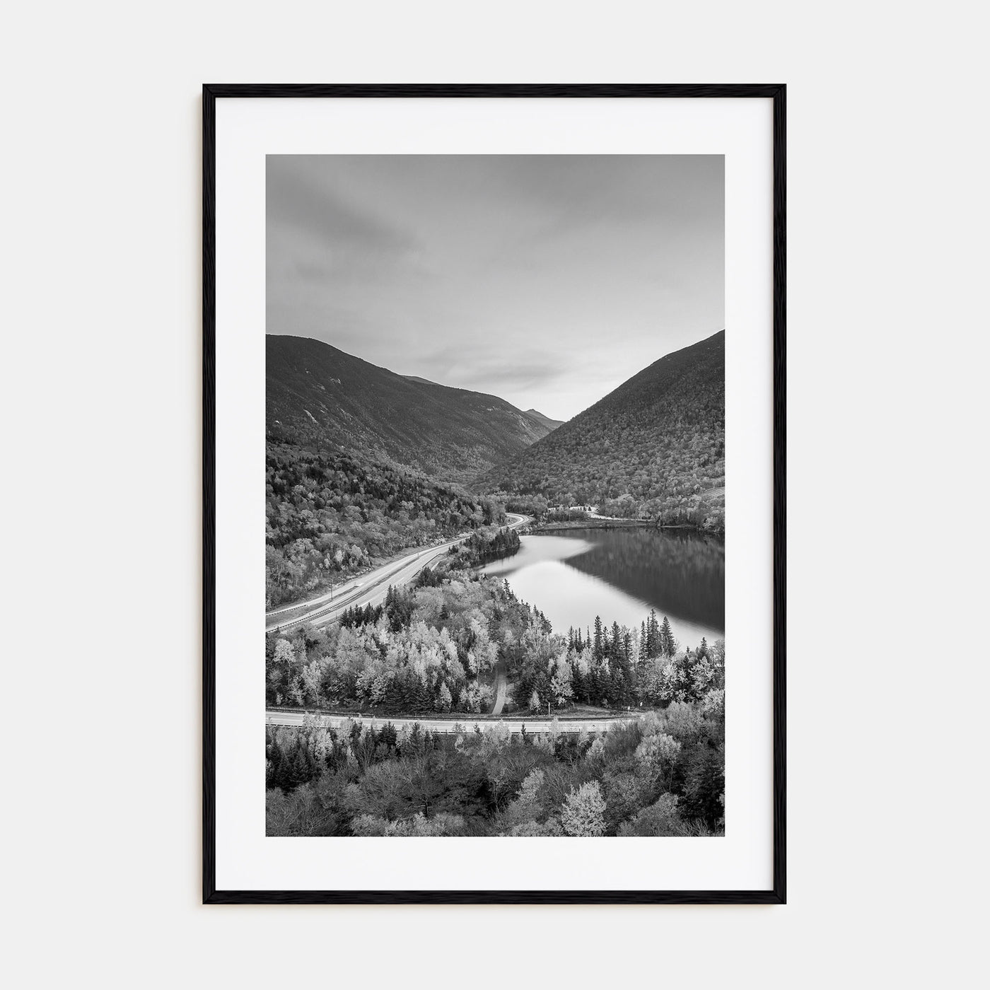 New Hampshire Photo B&W Poster