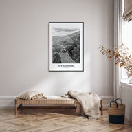 New Hampshire Portrait B&W Poster