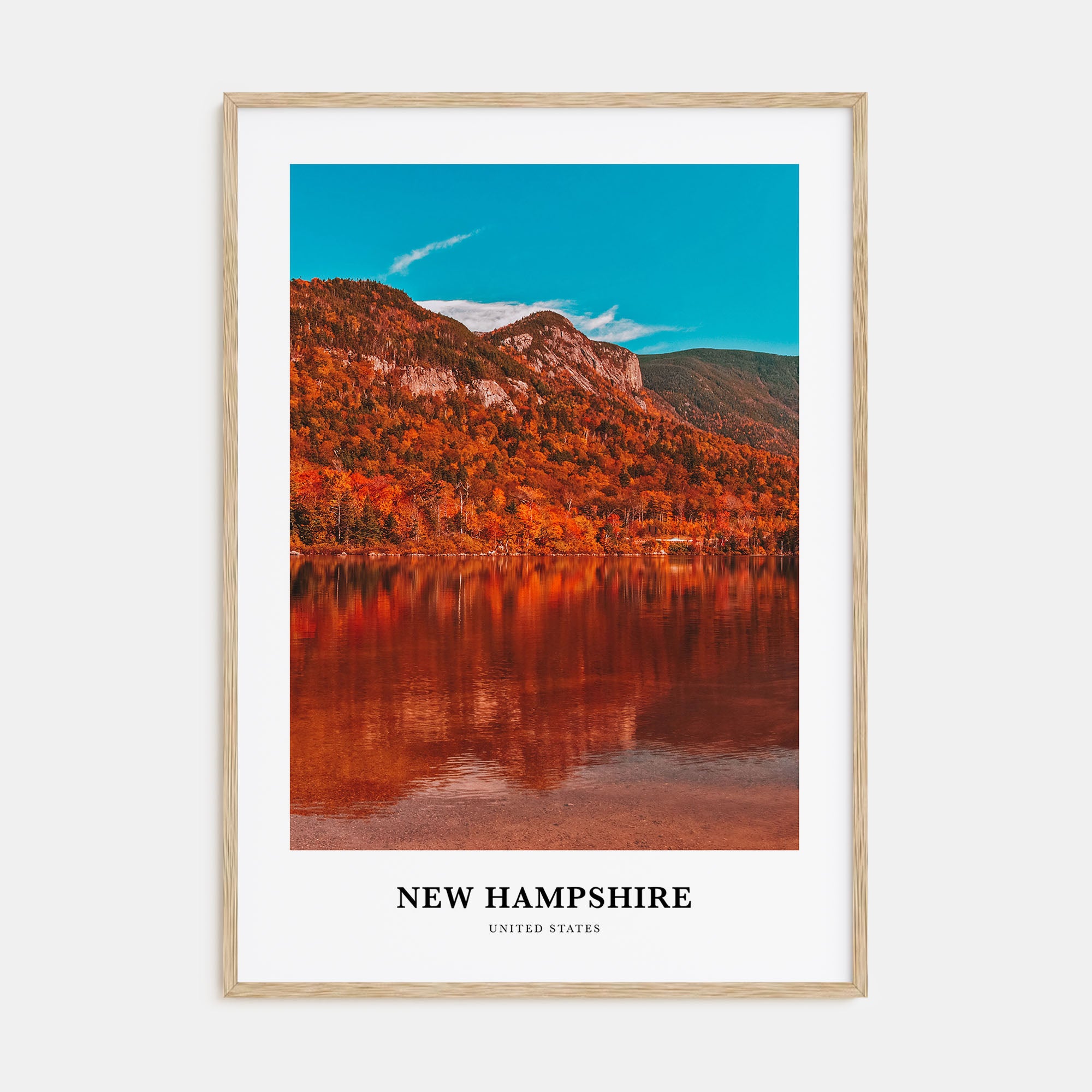 New Hampshire Portrait Color No 1 Poster
