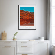 New Hampshire Portrait Color No 1 Poster