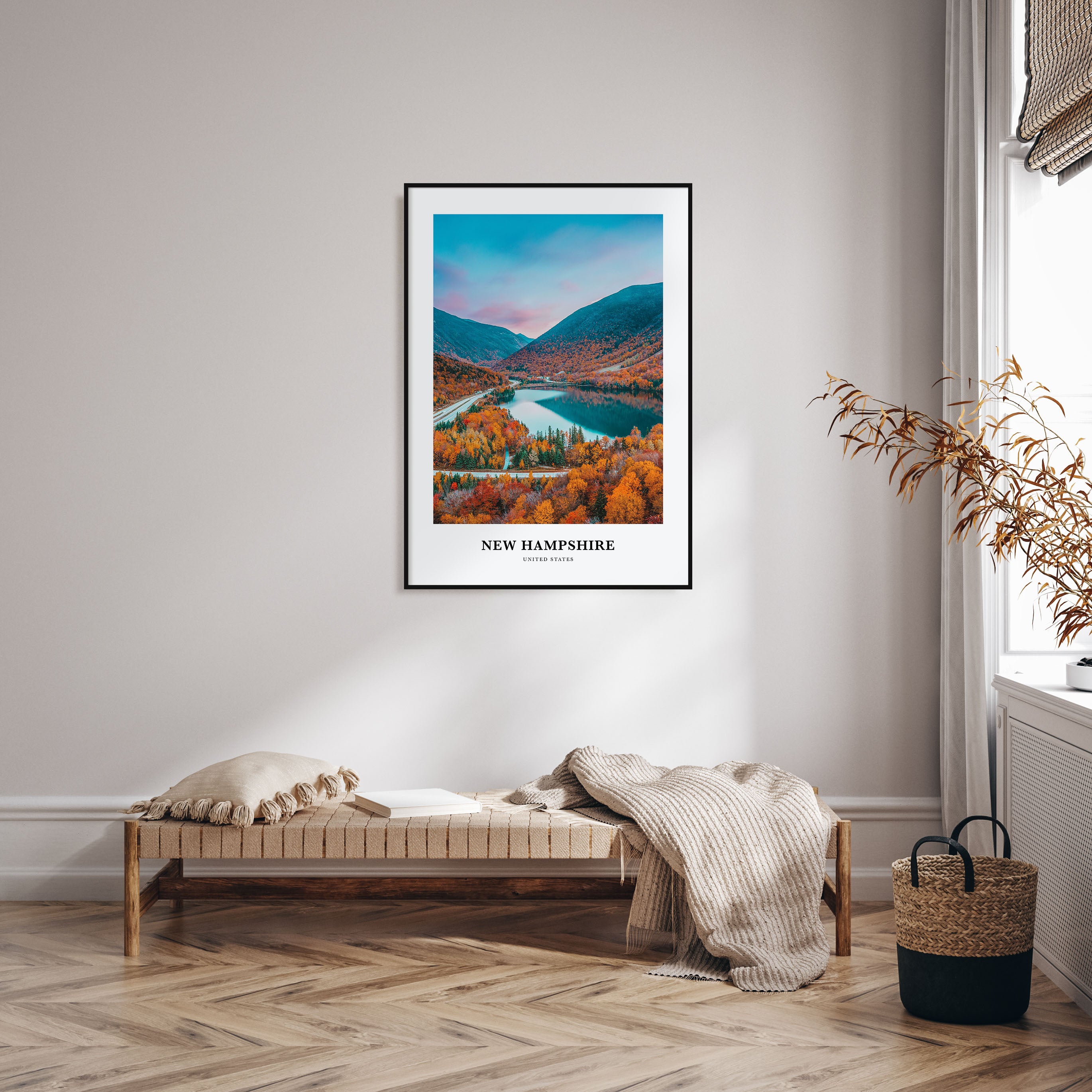 New Hampshire Portrait Color No 2 Poster